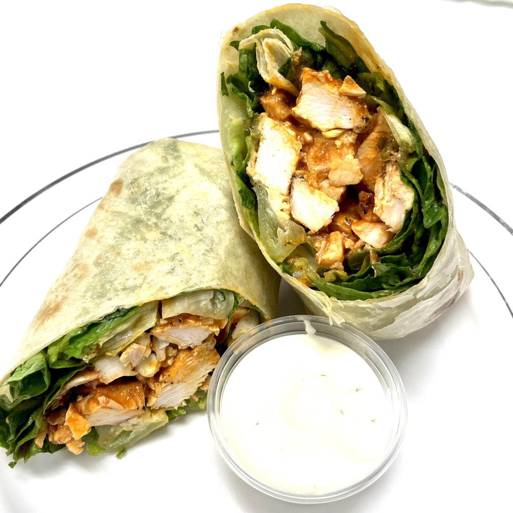 Buffalo Chicken Wrap Macro Meals