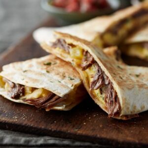 Breakfast Steak Quesadilla