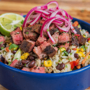 Chipotle Lime Steak Burrito Bowl